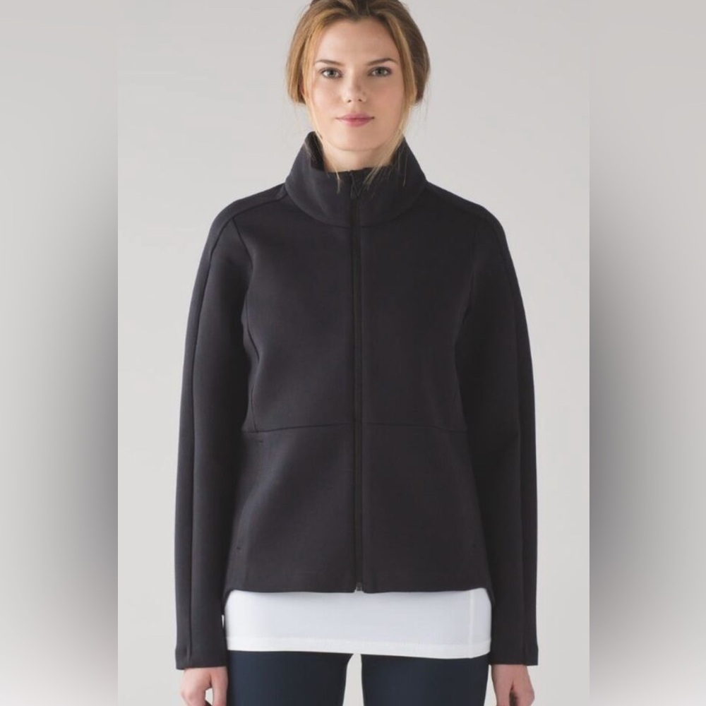 Lululemon Going Places Black Zip-Up- 4 VEUC